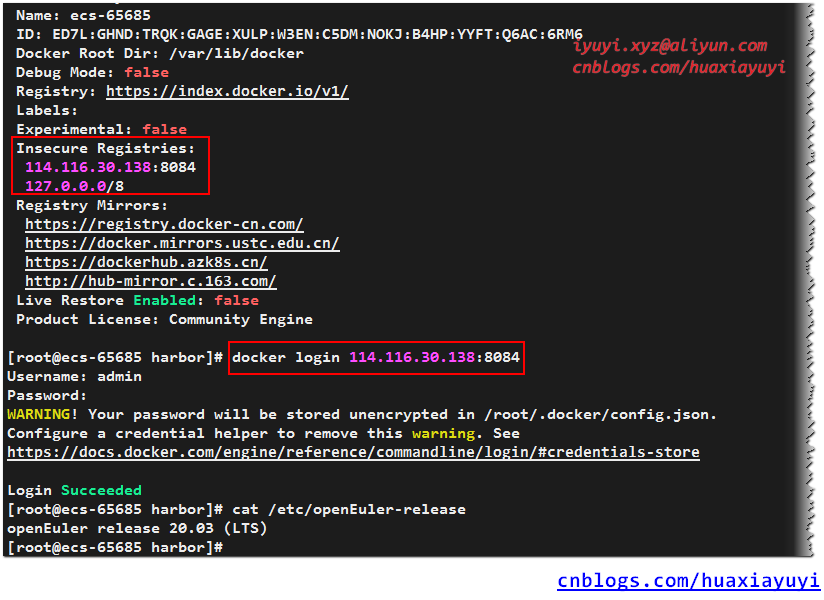 Installing harbor-2.6.2 on openEuler