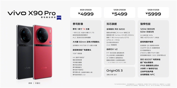 1英寸影像旗舰!蓝厂发布新机 4999元起:首发