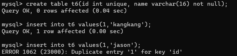 MySQL数据库:6、约束的概述及语法