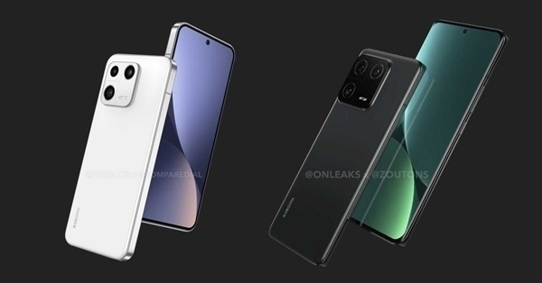 对标iPhone14/14 Pro！小米13/13 Pro同框多图：新外形拉满