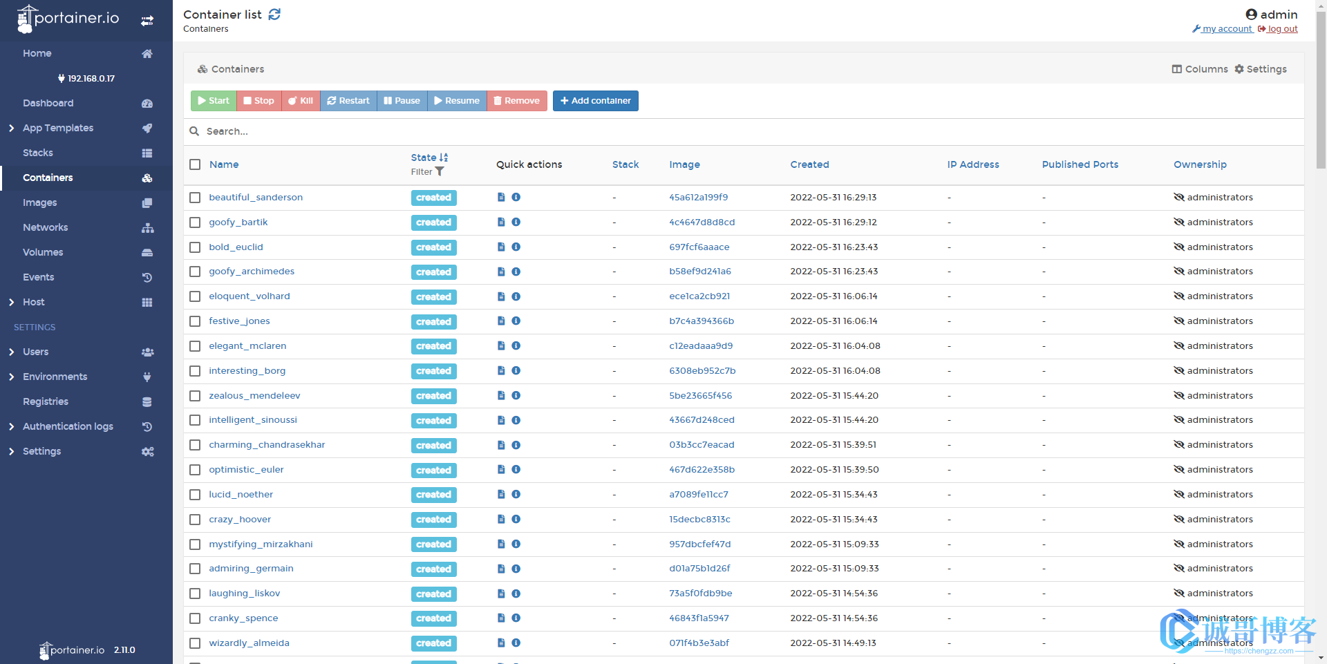 Docker定时删除none镜像
