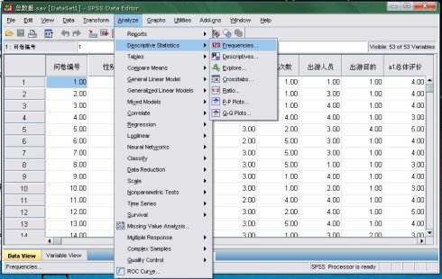 SPSS(spss数据处理步骤)