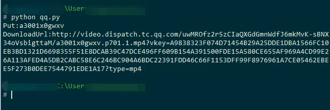 [Python] 腾讯视频真实视频地址解析