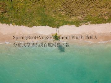 SpringBoot+Vue3+Element Plus打造私人分布式存储系统百度网盘下载