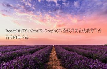 React18+TS+NestJS+GraphQL 全栈开发在线教育平台百度网盘下载