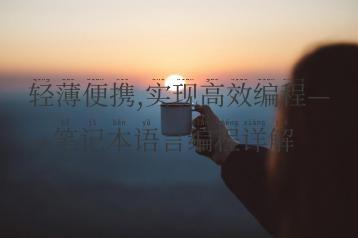 轻薄便携,实现高效编程——笔记本语言编程详解