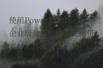 使用PowerBI制作企业级分析报告（完结带素材）百度网盘下载