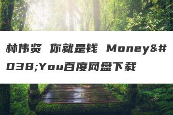 林伟贤 你就是钱 Money&You百度网盘下载