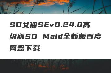 SD女佣SEv0.24.0高级版SD Maid全新版百度网盘下载