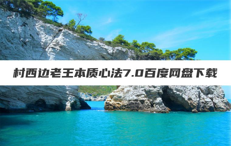 村西边老王本质心法7.0百度网盘下载