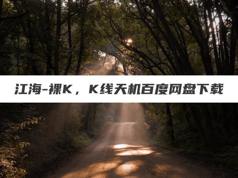 江海-裸K，K线天机百度网盘下载