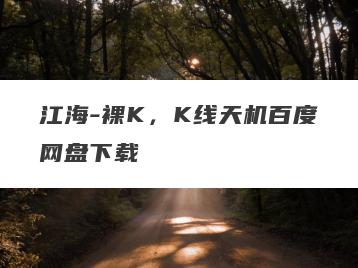 江海-裸K，K线天机百度网盘下载