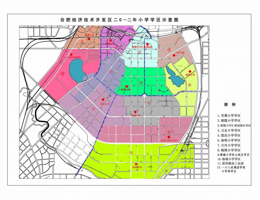 合肥经开区在哪里(安徽合肥经开区地图)