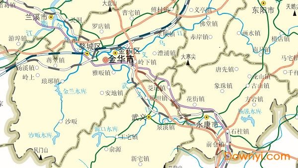 金华市在哪个省地图(金华市在哪个省市义乌远吗)