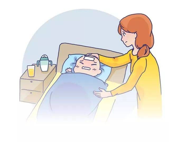 发高烧需要物理降温(药物降温后体温怎么画)