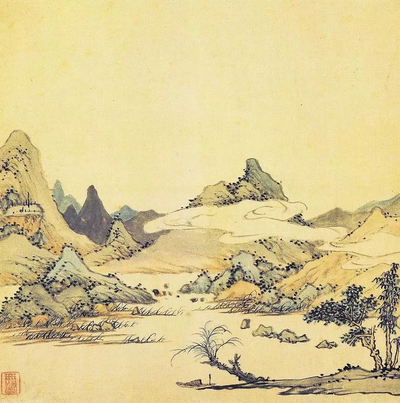 国画山水古画作品(于永茂国画山水作品)