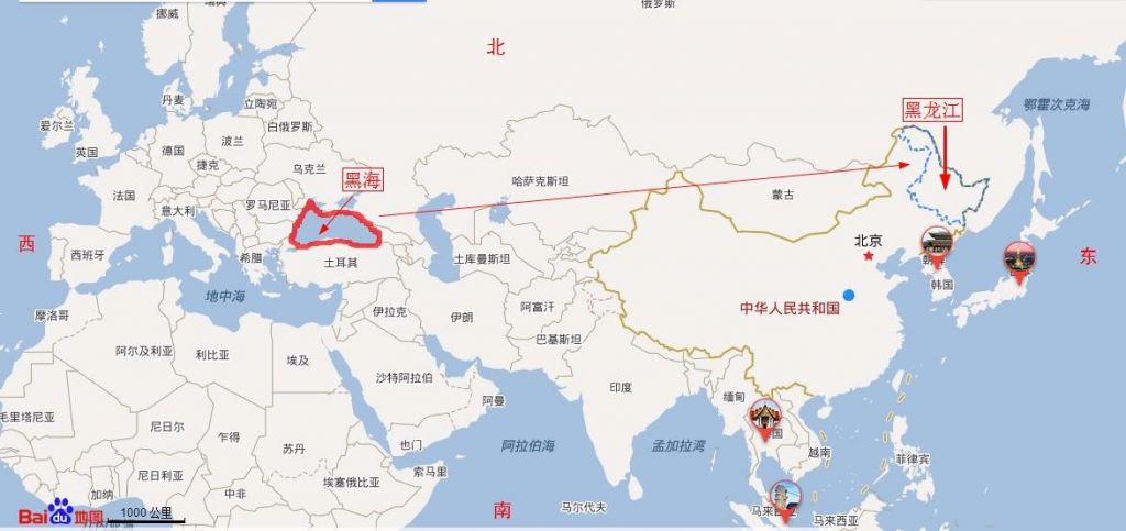 黑龙江在哪个方向(海南在中国的哪个方向)