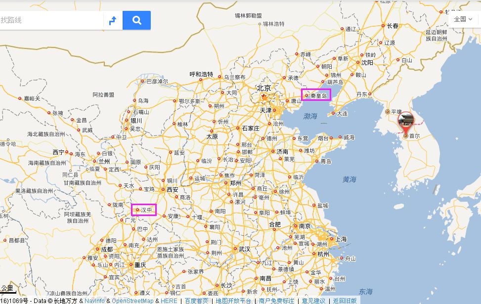 秦皇岛在哪个省地图(秦皇岛地图高清版大图)