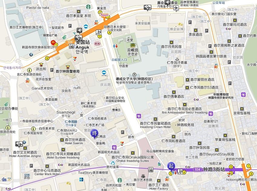 韩国市钟在哪(巴黎现在几点钟)
