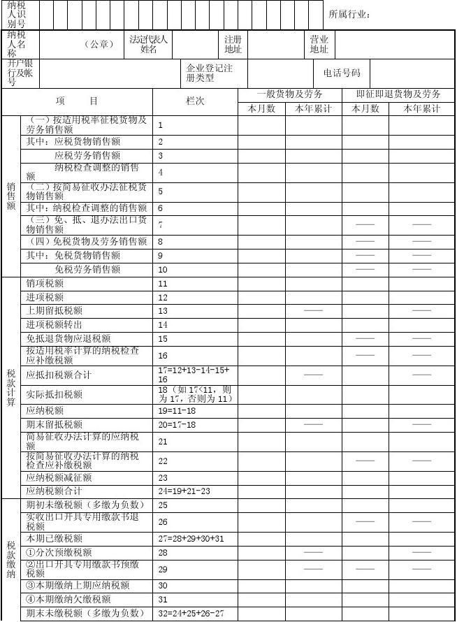 增值税纳税申报表在哪里打印(企业增值税纳税申报表在哪里打印)