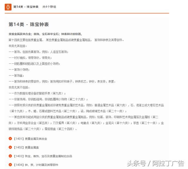 商标注册分类(商标注册分类明细)