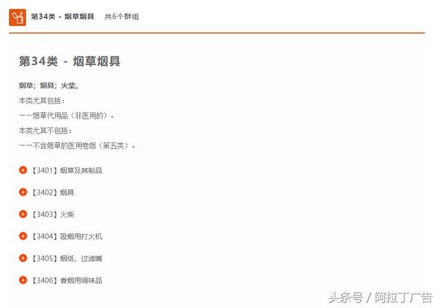 商标注册分类(商标注册分类明细)