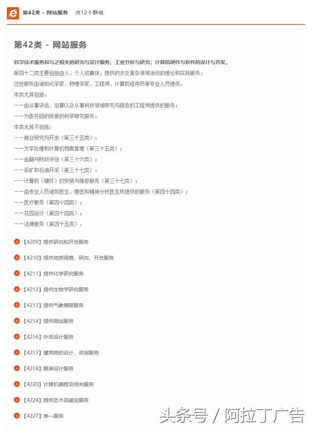 商标注册分类(商标注册分类明细)