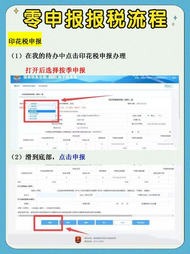 报税网上申报流程(个体工商户季度报税网上申报流程)