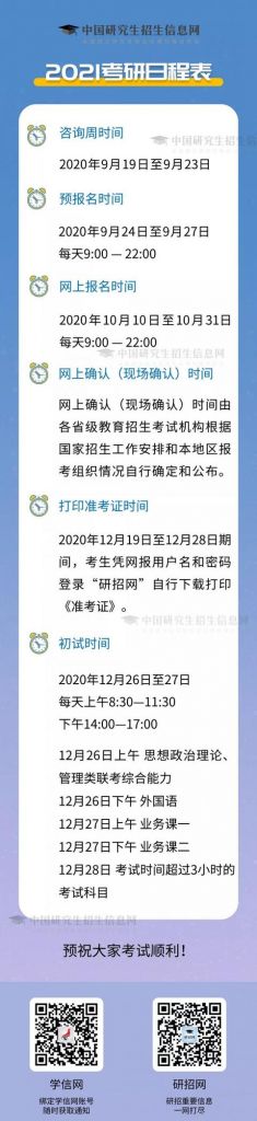 23考研的什么时候报名(2020考研什么时候报名)