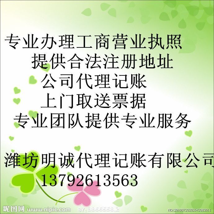 包含代理记账公司起什么名好的词条