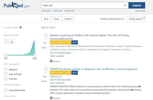 pubmed的检索历史在哪(pubmed的特点)