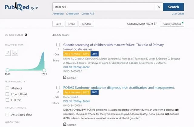 pubmed的检索历史在哪(pubmed的特点)