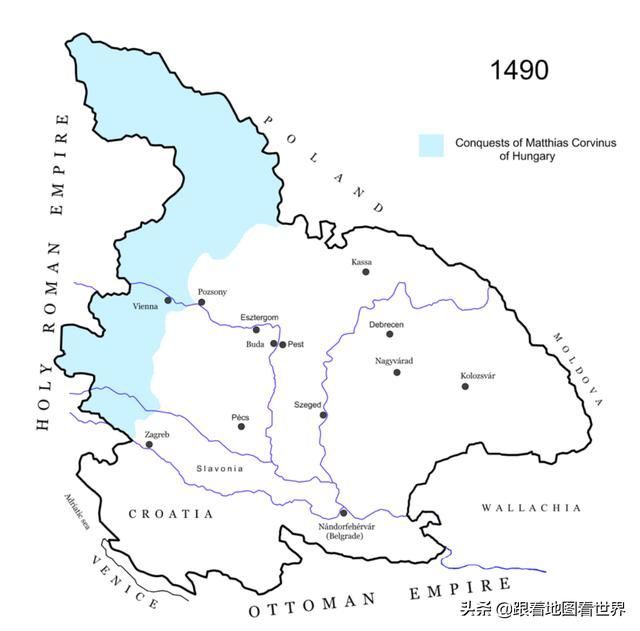 匈牙利在哪里地图(匈牙利在地图上的位置)