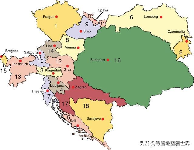 匈牙利在哪里地图(匈牙利在地图上的位置)
