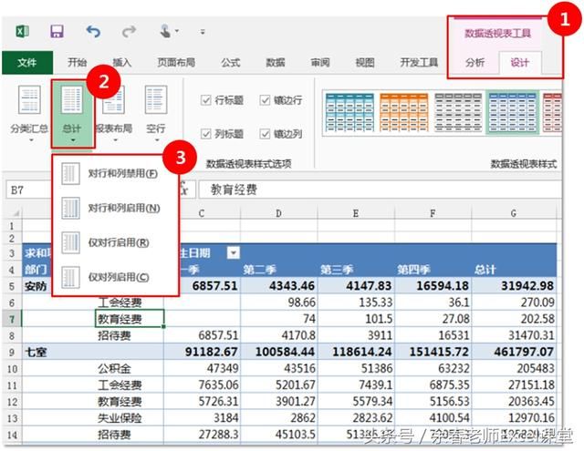 汇总选项在哪(access汇总选项)