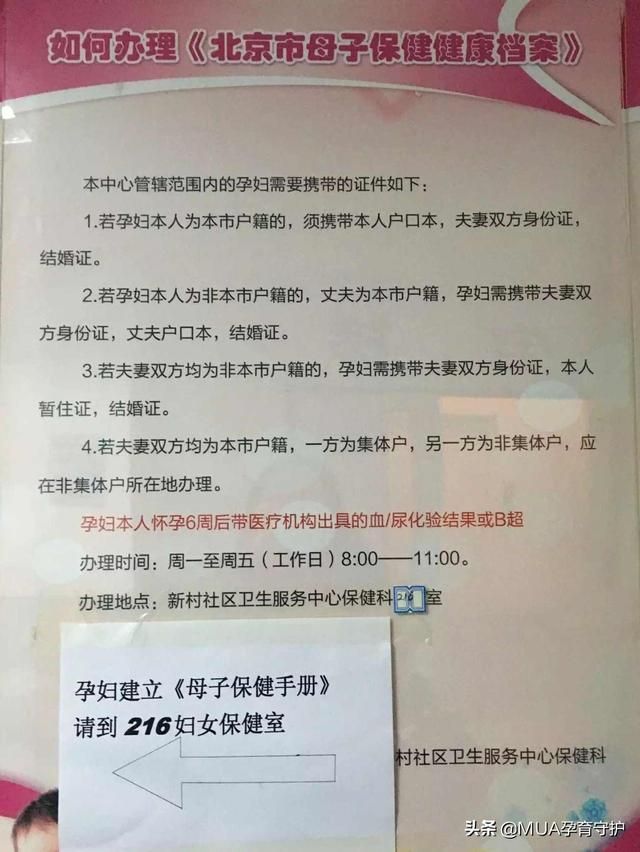 怀孕建册在哪建(孕妇建册需要什么材料)