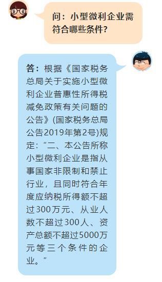 小型微利企业条件(2019小型微利企业条件)