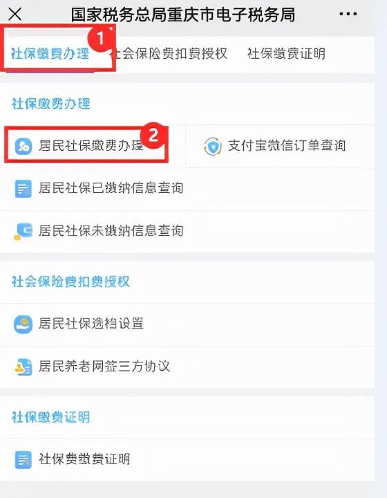 重庆税务医保缴费流程(重庆税务医保缴费二维码)