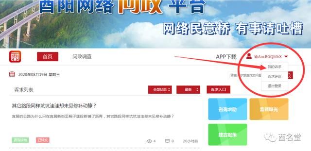 重庆网络问政平台app(重庆网络问政平台是什么)