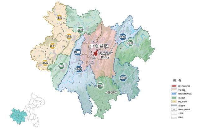 重庆主城9区面积(重庆主城9区地图)