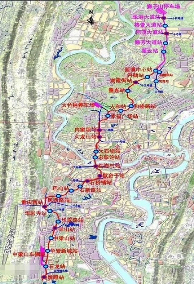 重庆5号线南段什么时间通车(重庆5号线南段通车)